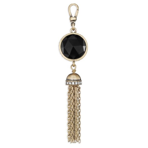 Tresors Two-Stone Tassel Charm Chloe + Isabel - C020BK - Picture 1 of 4